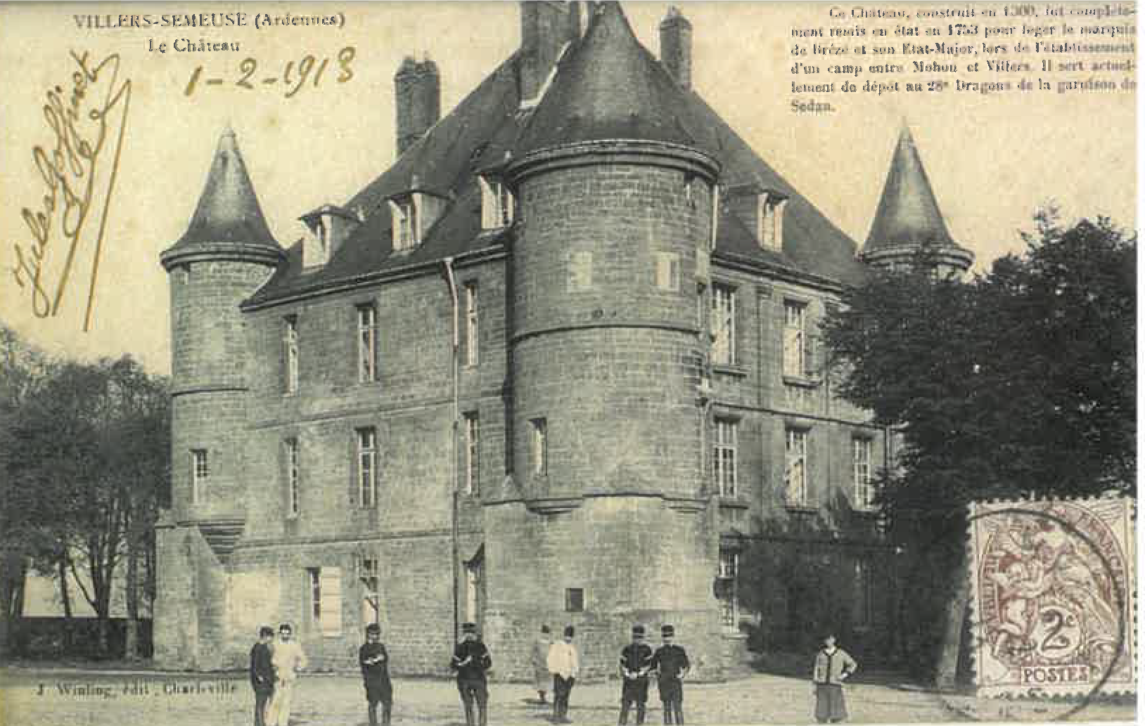 Panneau-histoire-chateau-villers - Commune De Villers-Semeuse