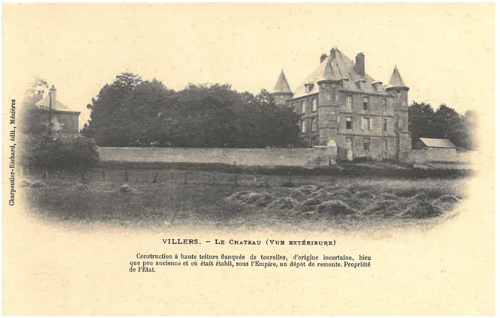 Panneau-histoire-chateau-villers - Commune De Villers-Semeuse