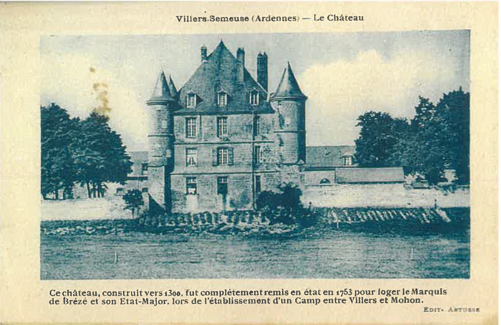 Panneau-histoire-chateau-villers - Commune De Villers-Semeuse